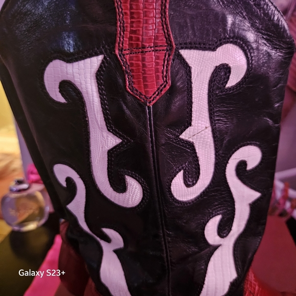 VINTAGE Nine West Cowboy Boots - Picture 5 of 5